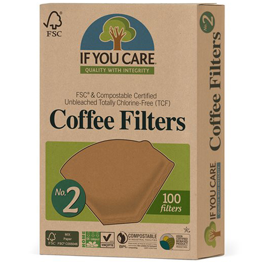 FSC - IF YOU CARE COFFEE FILTERS NO.2 - 100ct