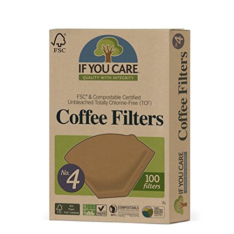 FSC - IF YOU CARE COFFEE FILTERS NO.4 - 100ct