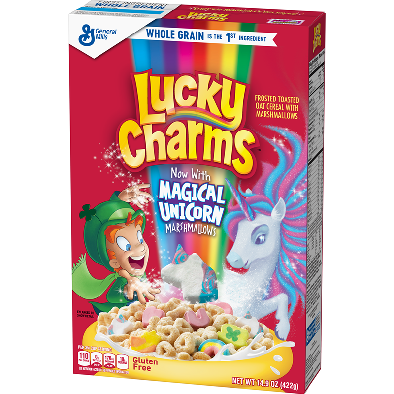 GENERAL MILLS - LUCKY CHARMS /w Magical Unicorn Marshmallows - 16oz