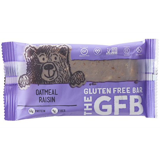 GFB - THE GLUTEN FREE BAR - NON GMO - GLUTEN FREE - VEGAN - (Oatmeal Raisin) - 2.05oz