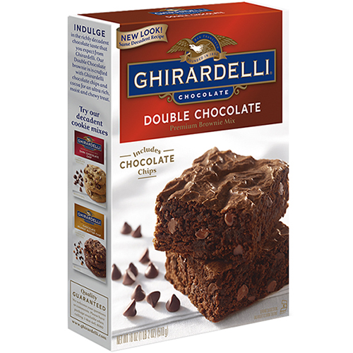GHIRARDELLI - PREMIUM BROWNIE MIX - (Double Chocolate) - 18oz