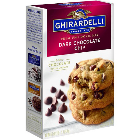 GHIRARDELLI - PREMIUM COOKIE MIX - (Dark Chocolate Chip) - 16.75oz