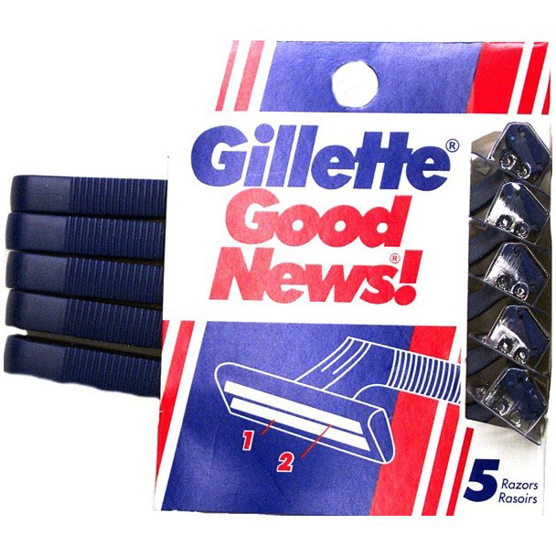 GILLETTE - GOOD NEWS - 5RAZORS