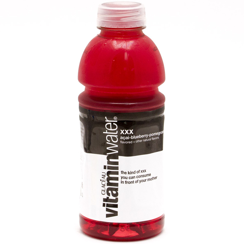 GLACEAU - VITAMIN WATER - ( XXX | Acei-Blueberry-Pomegranate) - 20oz