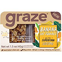 GRAZE - (Banana Oat Squares with Lucuma) - 1.5oz