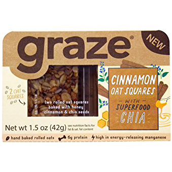 GRAZE - (Cinnamon Oat Squares with Chia) - 1.5oz