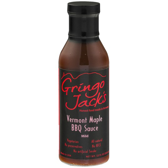 GRINGO JACK'S - VERMONT MAPLE - BBQ SAUCE(Mild) - 12oz