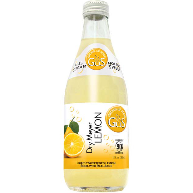 GUS - GROWN UP SODA - (Lemon) - 12oz