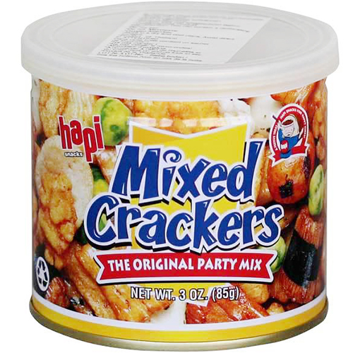 HAPI - MIXED CRACKERS (The original party mix) -  3oz