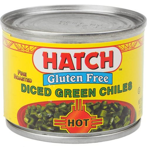 HATCH - DICED GREEN CHILES - GLUTEN FREE - (Hot) - 4oz