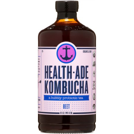 HEALTH ADE - KOMBUCHA TEA - (Beet) - 16oz
