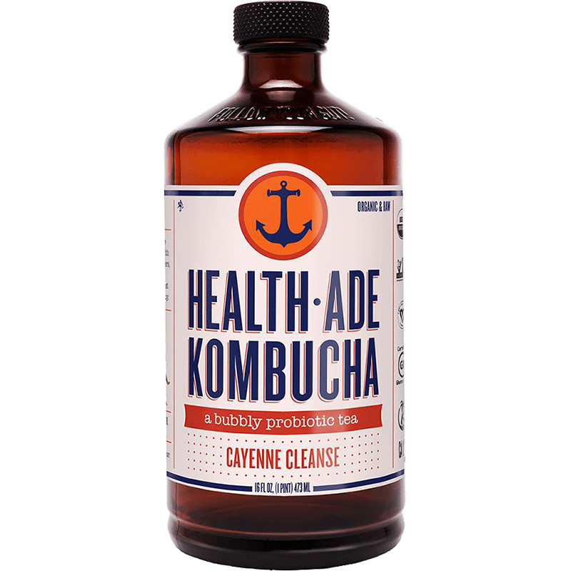 HEALTH ADE - KOMBUCHA TEA - (Cayenne Cleanse) - 16oz