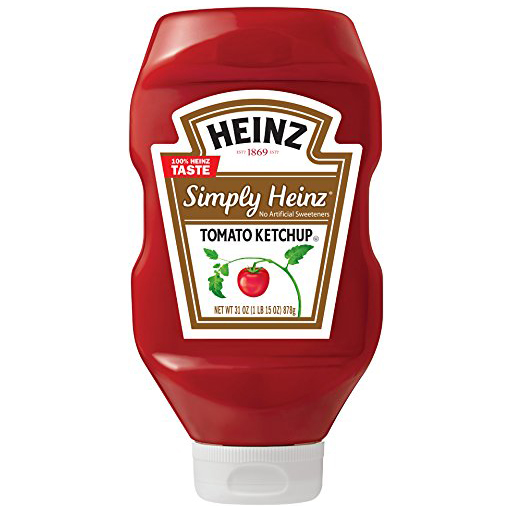 HEINZ - SIMPLY HEINZ TOMATO KETCHUP - 32oz