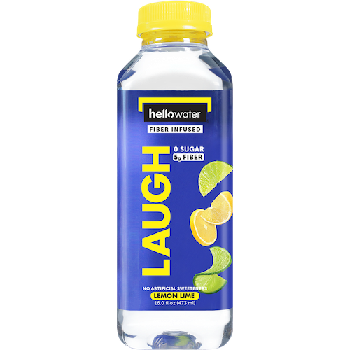 HELLO WATER - LIVE (0 Sugar 5g Fiber) - (Lemon Lime) - 16oz