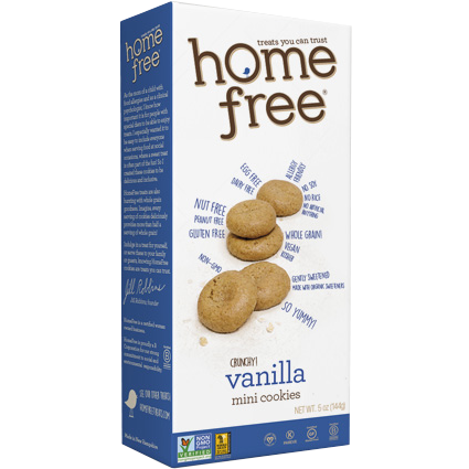 HOME FREE - MINI COOKIES - (Vanilla) - 5oz