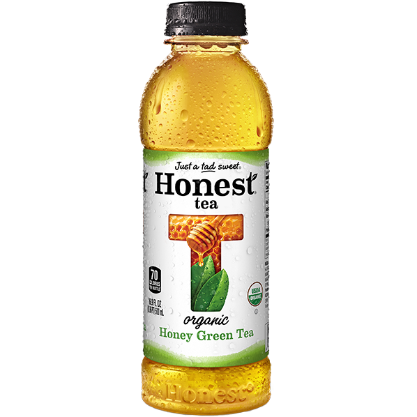 HONEST TEA - ORGANIC TEA - NON GMO - GLUTEN FREE - (Honey Green Tea) - 16.9oz