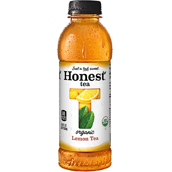HONEST TEA - ORGANIC TEA - NON GMO - GLUTEN FREE - (Lemon) - 16.9oz
