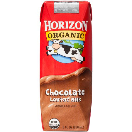 HORIZON - ORGANIC LOW FAT MILK - (Chocolate) - 8oz