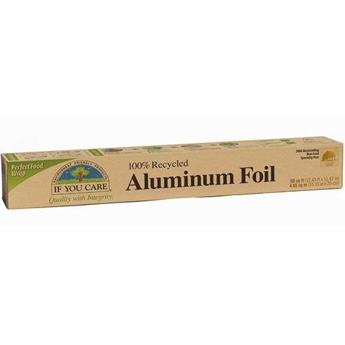 IF YOU CARE  - 100% RECYCLED ALUMINUM FOIL - 50 sqf