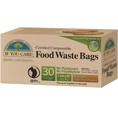 IF YOU CARE - FOOD WASTE BAGS - 30 BAGS