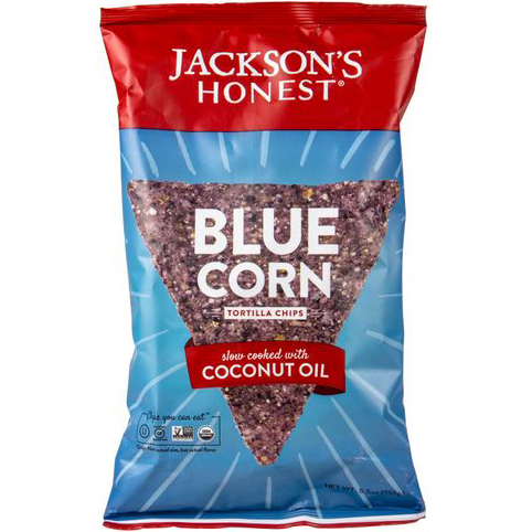 JACKSON'S HONES - BLUE CORN TORTILLA CHIPS - (Coconut Oil) - 5.5oz