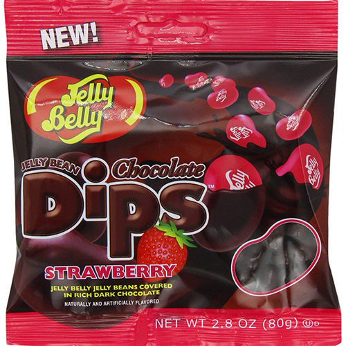 JELLY BELLY - THE ORIGINAL GOURMET JELLY BEAN - (Chocolate Dips very Cherry) - 2.8oz