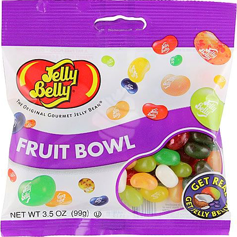 JELLY BELLY - THE ORIGINAL GOURMET JELLY BEAN - (Fruit Bowl) - 3.5oz
