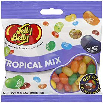 JELLY BELLY - THE ORIGINAL GOURMET JELLY BEAN - (Tropical Mix) - 3.5oz