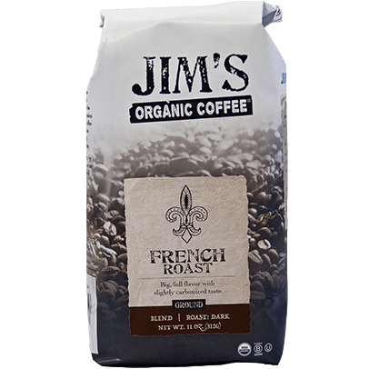 JIM'S - ORGANIC COFFEE WHOLE BEAN - (French Roast) - 11oz