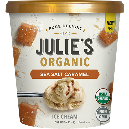 JULIE'S - NON GMO - GLUTEN FREE - NON DAIRY - (Sea Salt Caramel) - 16oz