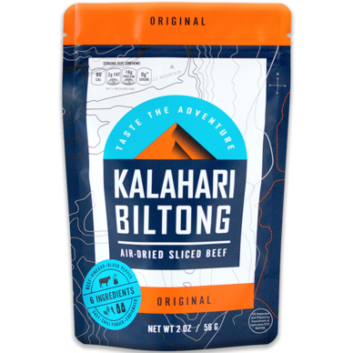KALAHARA BILTONG - AIR DRIED SLICED BEEF - GLUTEN FREE - (Original) - 2oz