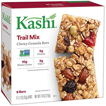 KASHI - CHEWY GRANOLA BARS - (Trail Mix) - 7.4oz