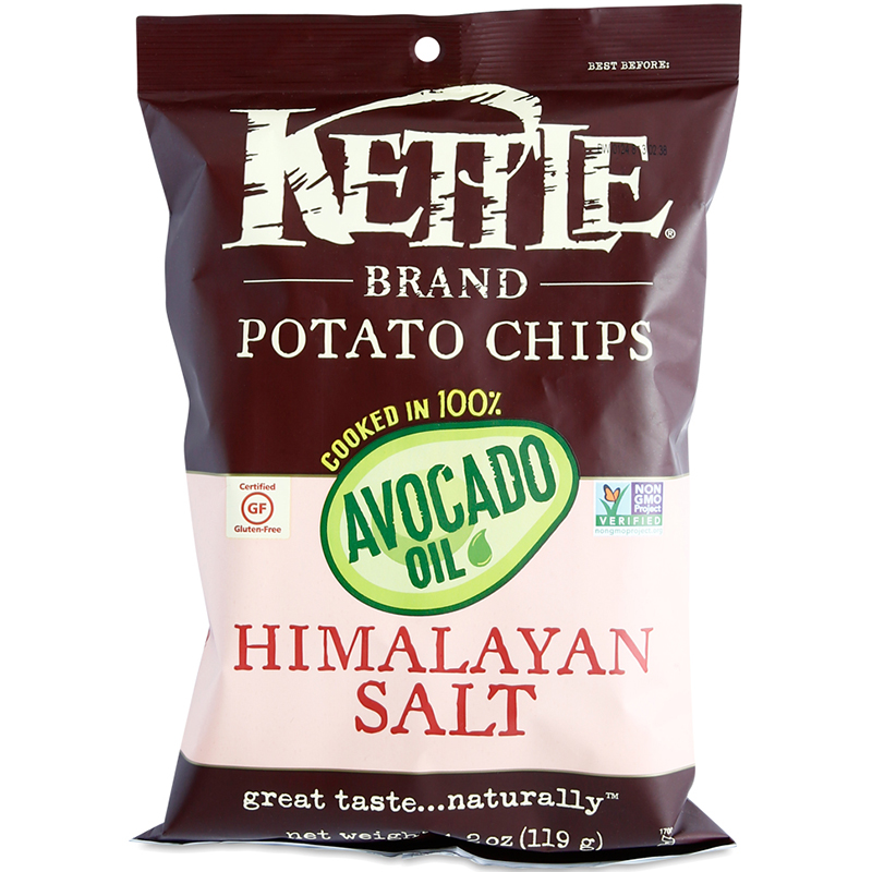 KETTLE - POTATO CHIPS - GLUTEN FREE - NON GMO - (Avocado Oil | Himalayan Salt) - 4.2oz