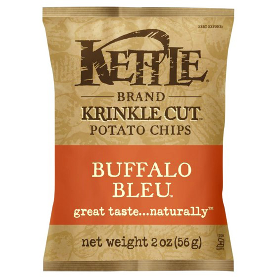 KETTLE - POTATO CHIPS - GLUTEN FREE - NON GMO - (Buffalo Blue) - 2oz