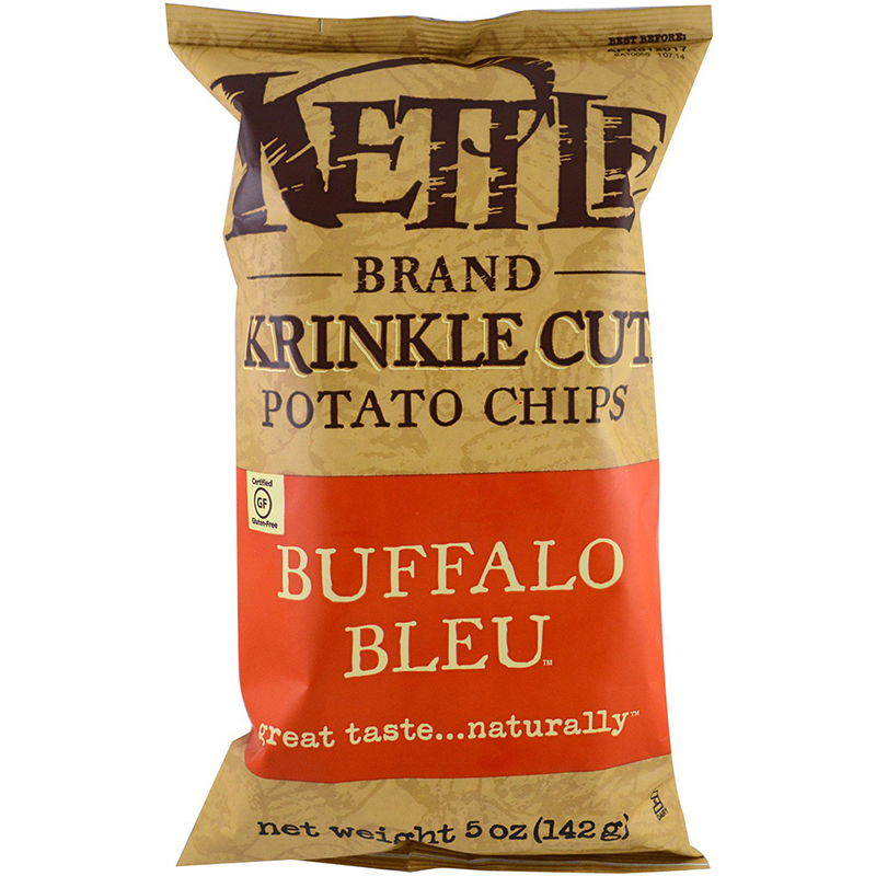 KETTLE - POTATO CHIPS - GLUTEN FREE - NON GMO - (Buffalo Blue) - 5oz