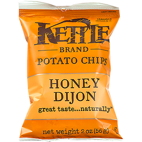 KETTLE - POTATO CHIPS - GLUTEN FREE - NON GMO - (Honey Dijon) - 2oz