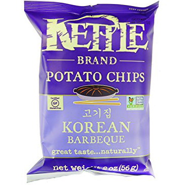 KETTLE - POTATO CHIPS - GLUTEN FREE - NON GMO - (Korean BBQ) - 2oz