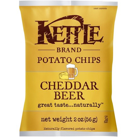 KETTLE - POTATO CHIPS - GLUTEN FREE - NON GMO - (New York Cheddar) - 2oz