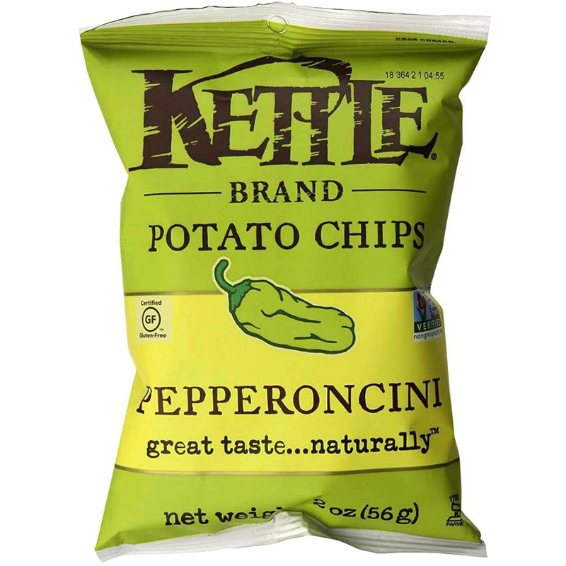 KETTLE POTATO CHIPS GLUTEN FREE NON GMO Pepperoncini Oz Sunac Natural Market