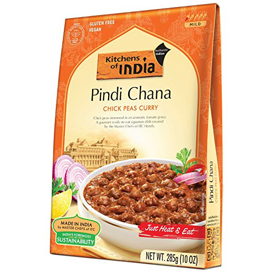 KITCHENS OF INDIA - NATURAL - VEGAN - GLUTEN FREE - (Pindi Chana) - 10oz
