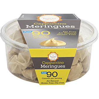 KRUNCHY MELTS - MERINGUES JUST 80 CALORIES PER SERVING - GLUTEN FREE - (Cappuccino) - 4oz