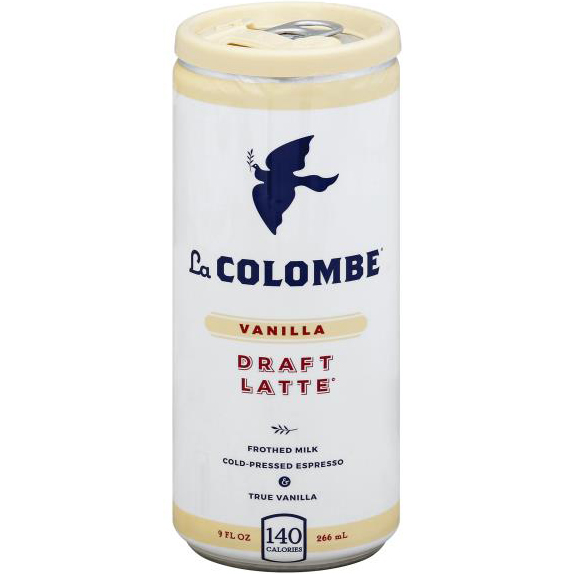 LA COLOMBE - DRAFT LATTE - (Vanilla) - 9oz