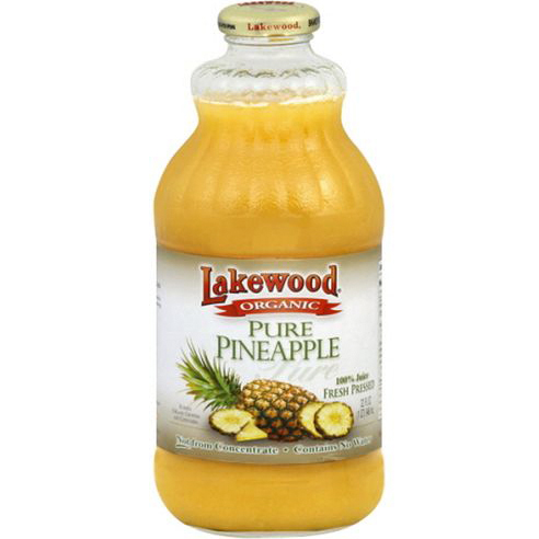 LAKEWOOD - ORGANIC PURE PINEAPPLE - NON GMO - 32oz