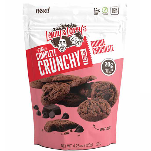 LENNY & LARRY'S - THE COMPLETE CRUNCHY COOKIES - (Double Chocolate) - 4.25oz