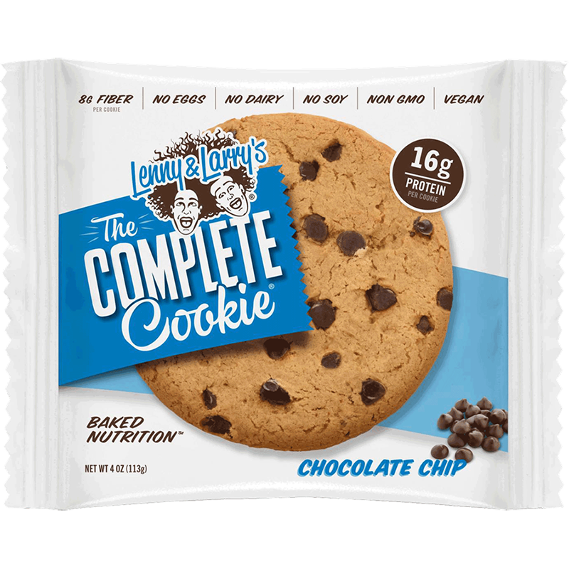 LENNY&LARRY'S - THE COMPLETE COOKIE - NON GMO - VEGAN - (Chocolate Chip) - 4oz