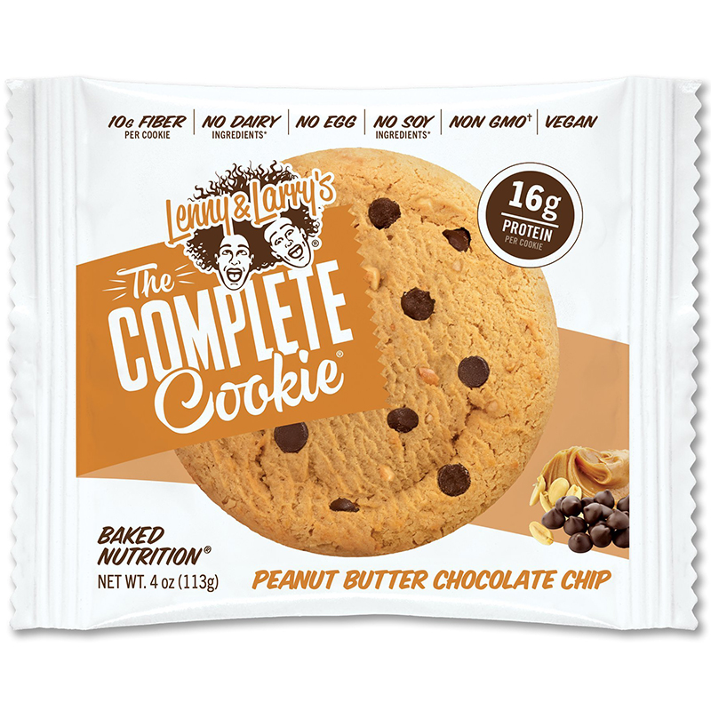LENNY&LARRY'S - THE COMPLETE COOKIE - NON GMO - VEGAN - (Peanut Butter Chocolate Chip) - 4oz