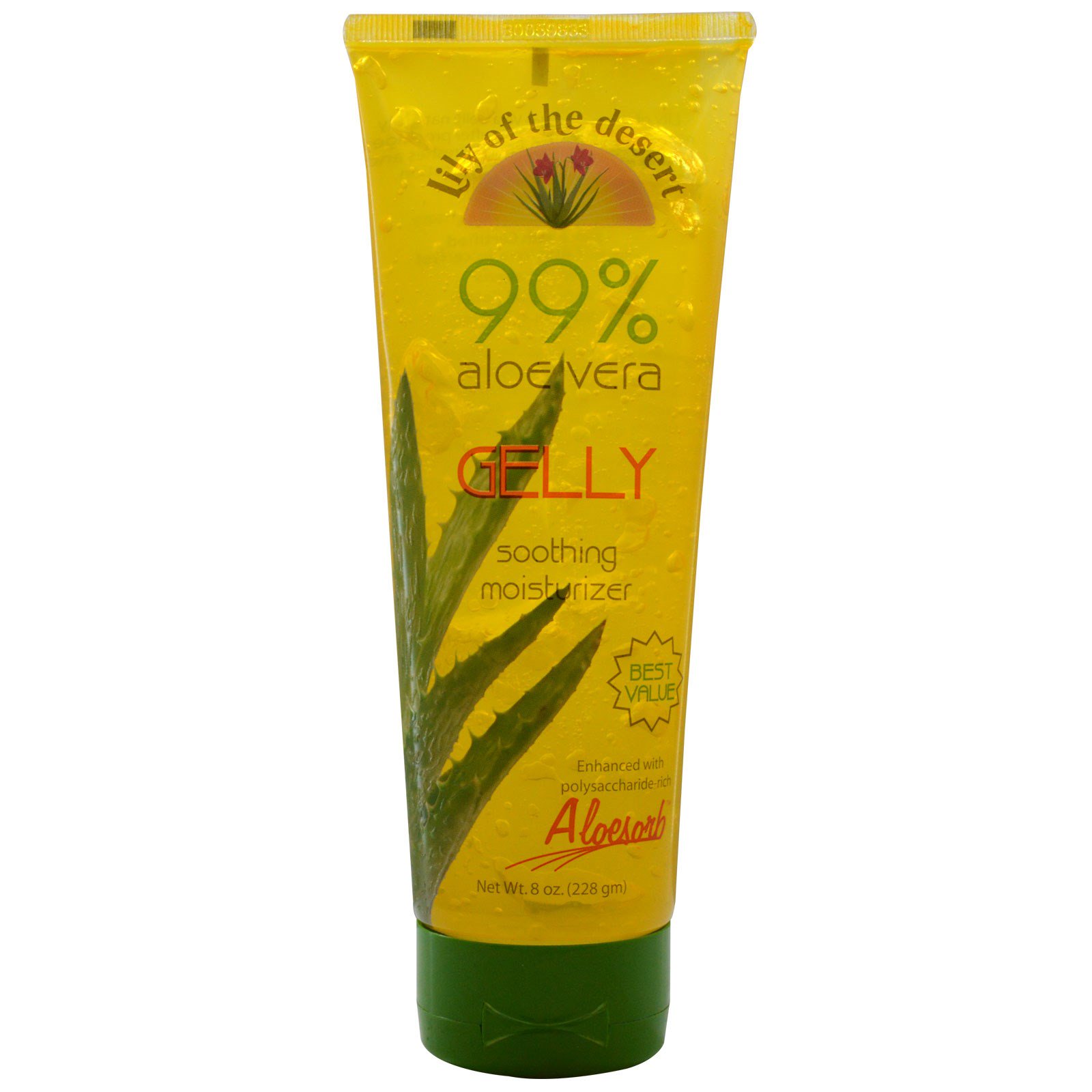 LILY OF THE DESERT - 99% ALOE VERA GELLY - SOOTHING MOISTURIZER - 4oz