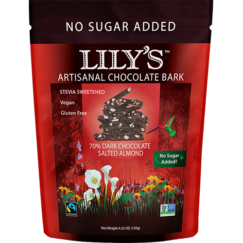 LILY'S - ARTISANAL CHOCOLATE BARK - 4.25