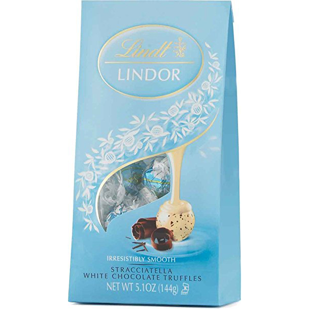 LINDT - LINDOR - Stracciatella White Chocolate - 5.1oz