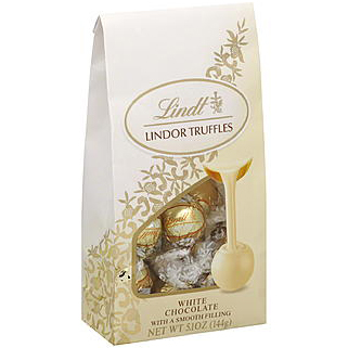 LINDT - LINDOR - White Chocolate - 5.1oz